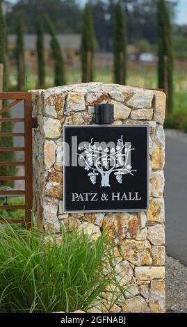 The Patz Hall winery, Sonoma CA Stock Photo