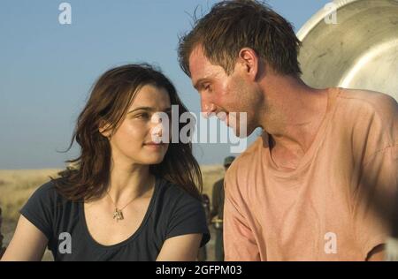 THE CONSTANT GARDENER 2005 United International Pictures film with Ralph Fiennes and Rachel Weisz Stock Photo