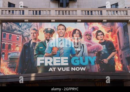 FREE GUY, US character poster, Ryan Reynolds, 2021. © 20th Century Studios  / Courtesy Everett Collection Stock Photo - Alamy