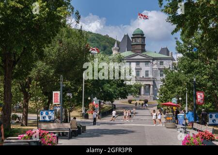 Montreal, CA - 25 August 2021: McGill University main building Stock Photo