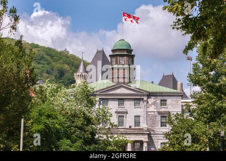 Montreal, CA - 25 August 2021: McGill University main building Stock Photo