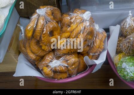 Roasted sweet breads called 'Roscas' in Guatemala Stock Photo