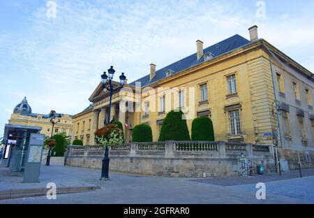 Reims, France, Palais de justice - courthouse Champagne-Ardenne Stock Photo