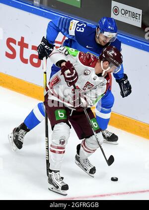 Riga, Latvia. 26th Aug, 2021. Latvia's players celebrate during the ...