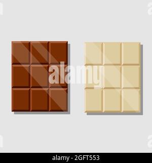 chocolate bar vector isolated design Stock Vector