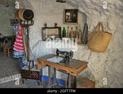 Sacromonte Caves Museum in Granada, Andalusia, Spain Stock Photo