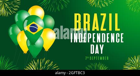 Premium Vector  Logo brazil independence day 07 de setembro in brazil