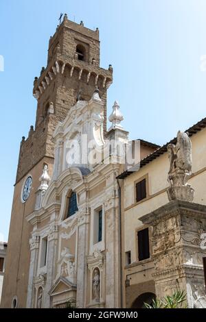 church of Santa Maria San Rocco Pitigliano italy Stock Photo