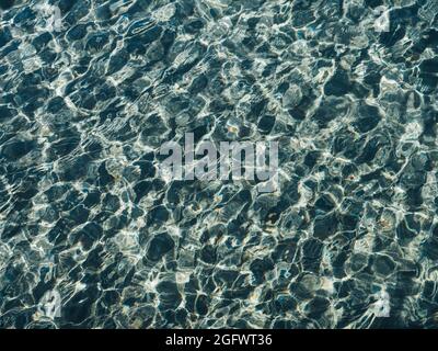 Full frame of water surface Stock Photo