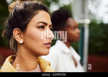 Young woman looking away Stock Photo