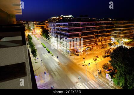 The town of Kavala in Northeastern Greece Stock Photo