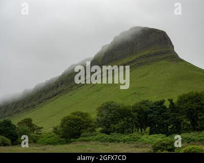 Benbulbin mountain in Sligo, Ireland. Stock Photo