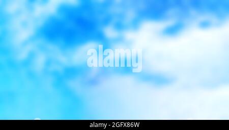 A soft blurred sky colored abstract background Stock Photo