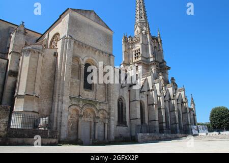 our lady cathédrale in luçon in vendée (france) Stock Photo