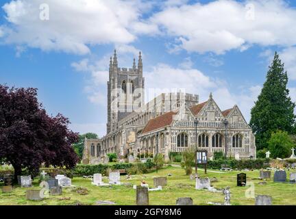 Holy Trinity Church, Long Melford, Suffolk, East Anglia, England, UK Stock Photo