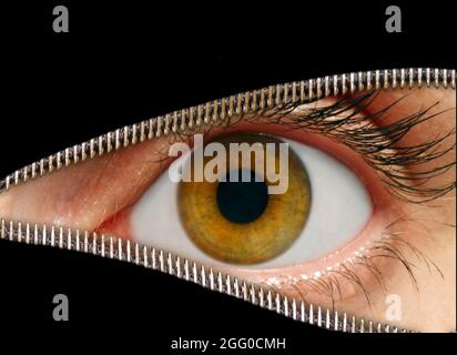 Surprise, conceptual image. Stock Photo