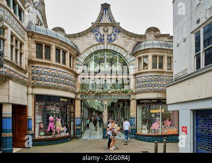 The Royal Arcade entrance Stock Photo