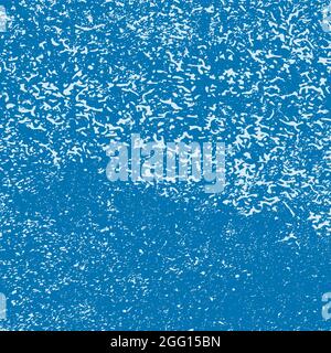 Blue vintage grunge abstract texture. Distress urban texture of stains, ink, dots, stripes, scratches. Retro colored pattern. Design element Stock Vector