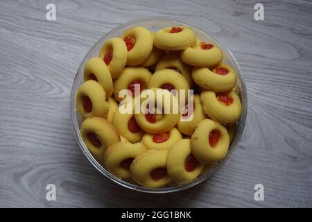 Indonesian traditional cookies with a natural background Stock Photo