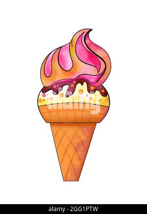 128 Ice Cream Cone Sketch Stock Photos, High-Res Pictures, and Images -  Getty Images