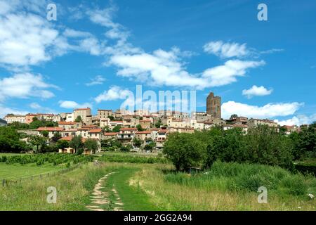 Montpeyroux village  labelled Les Plus Beaux Villages de France, Puy de Dome , Auvergne-Rhone-Alpes, France Stock Photo