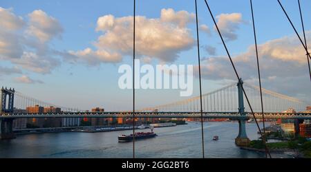 Shot from Brooklyn bridge Stock Photo