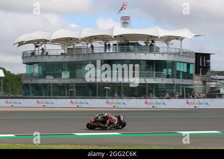 Sam Lowes Elf Marc VDS Racing Team during the Monster Energy British Grand Prix MotoGP at Silverstone Circuit, Towcester, England on the 27 to 29 August 2021. Photo by Ian Hopgood. Credit: PRiME Media Images/Alamy Live News Stock Photo