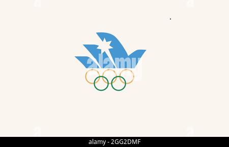 Olympic vector logo design Stock Vector