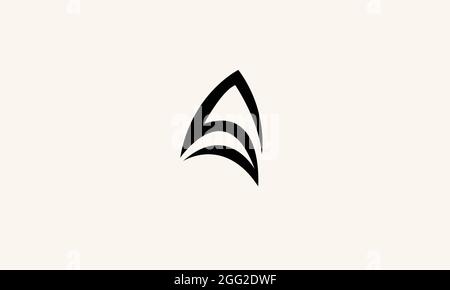 S SHARK vector logo design Stock Vector