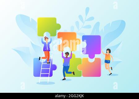 Gradient core values concept Vector illustration. Stock Vector