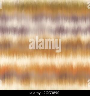 Seamless vector tie dye multicolor bleeding stripe pattern for surface print Stock Vector