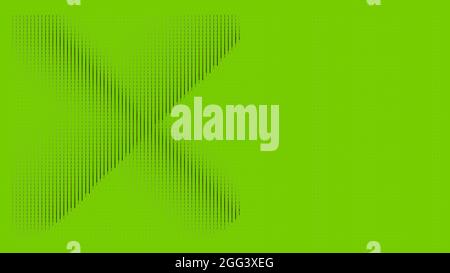 Green background. Isolated halftone style element. Stock Vector