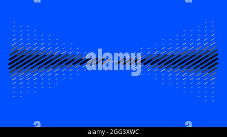 Abstract strip style background. Element isolated on blue. Concept of energy Stock Vector