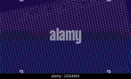 Blue background. Abstract pattern design. Pixelated style Stock Vector