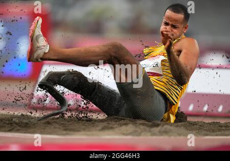 August 28, 2021: from during athletics at the Tokyo Paralympics, Tokyo Olympic Stadium, Tokyo, Japan. Kim Price/CSM Stock Photo