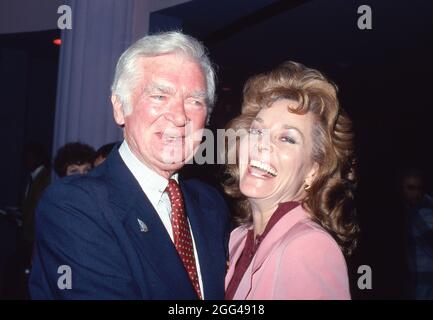 Buddy Ebsen and Lee Meriwether Circa 1980's Credit: Ralph Dominguez/MediaPunch Stock Photo