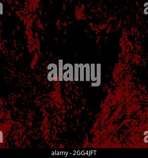 Grunge dark red overlay background. Distress texture of spots, stains, ink, dots. Vintage damaged dark red backdrop. Dirty artistic design element Stock Vector