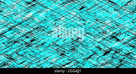 Grunge crossed oblique stripes background. Distress texture of spots, stains, ink, dots, scratches. Dirty artistic design element for web, print Stock Vector