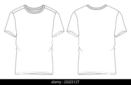 shirt template for soccer jersey. Vector illustration Stock Vector ...