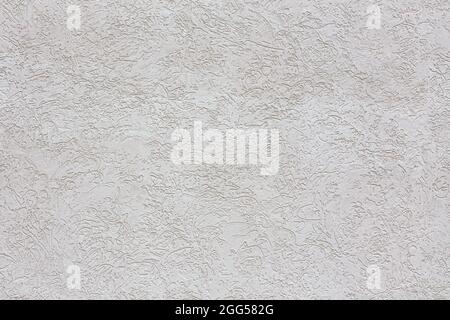 seamless texture of white bark beetle mineral plaster finish Stock Photo