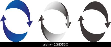 Arrow icons are black, blue, red on a white background. flat style. Arrow icons for your website design, logo, app, UI. arrow indicates the direction Stock Vector