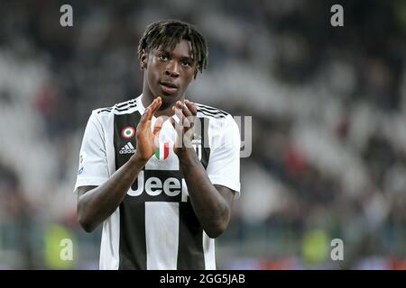 Moise Kean (Juventus FC)  during  Juventus FC Moise Kean portraits 2018/2019, Other in Turin, Italy, August 27 2021 Stock Photo