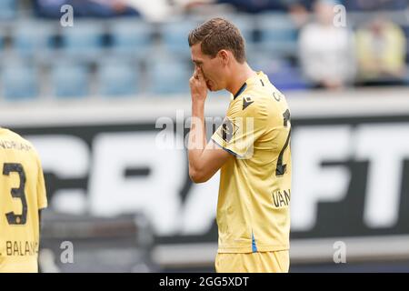 Club's Hans Vanaken looks dejected during a game between English club ...