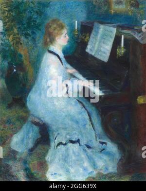 Woman at the Piano. Pierre-Auguste Renoir; French, 1841-1919. Date