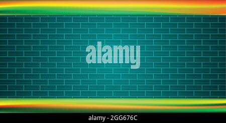 Abstract background texture colorful brick wall backdrop template wallpaper decoration art design pattern seamless vector illustration Stock Vector