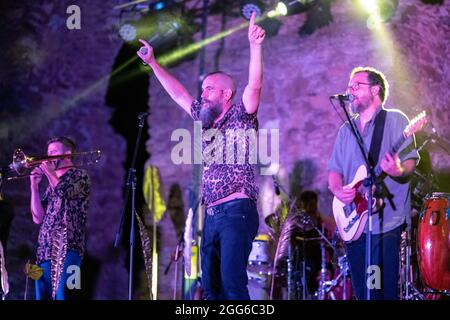 Almunecar, Spain, 28 August 2021, Eskorzo - live in concert © ifnm press / Alamy Live News Stock Photo