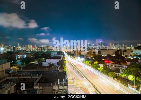 Kowloon Tong is located at the south of Beacon Hill and north of Boundary Street. It is one of the most expensive residential districts in Hong Kong Stock Photo