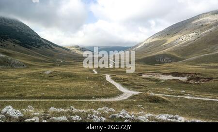 On the way to Lukomir (Bosnia and Hercegovina) Stock Photo