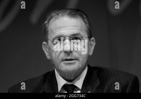 Turin, Italien. 29th Aug, 2021. Former IOC President Jacques ROGGE, died at the age of 79. Archive photo: Jacques ROGGE, BEL, IOC President, Portraet, Portrait XX. Olympic Winter Games 2006, from 10.02. - 26.02.2006 in Turin/Italy Credit: dpa/Alamy Live News Stock Photo