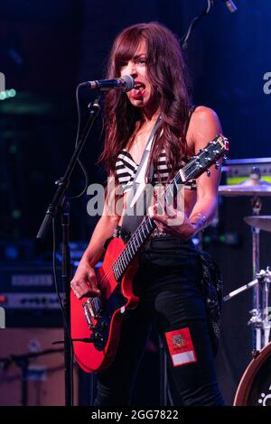Fort LAUDERDALE, FL, USA. 28th Aug, 2021. The Bombpops perform at Revolution Live on August 28, 2021 in Fort Lauderdale, Florida. Credit: Mpi140/Media Punch/Alamy Live News Stock Photo